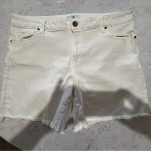 Cabi size 16 white shorts